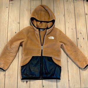 The North Face Kids Foreest Fleece Full Zip Sherpa Jacket, 5T, used